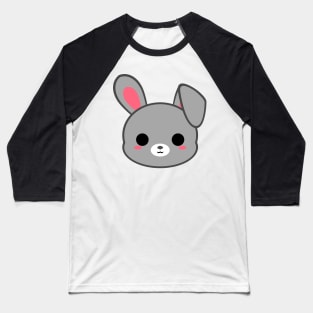 Cute Grey Bunny Baseball T-Shirt